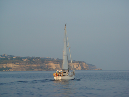 On the way in the early morning to REGGIO DI CALABRIA